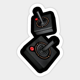 Retro Joystick Sticker